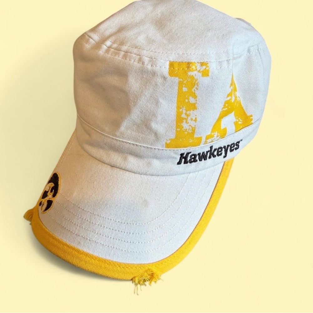 Women’s White and Yellow Baseball Cap
